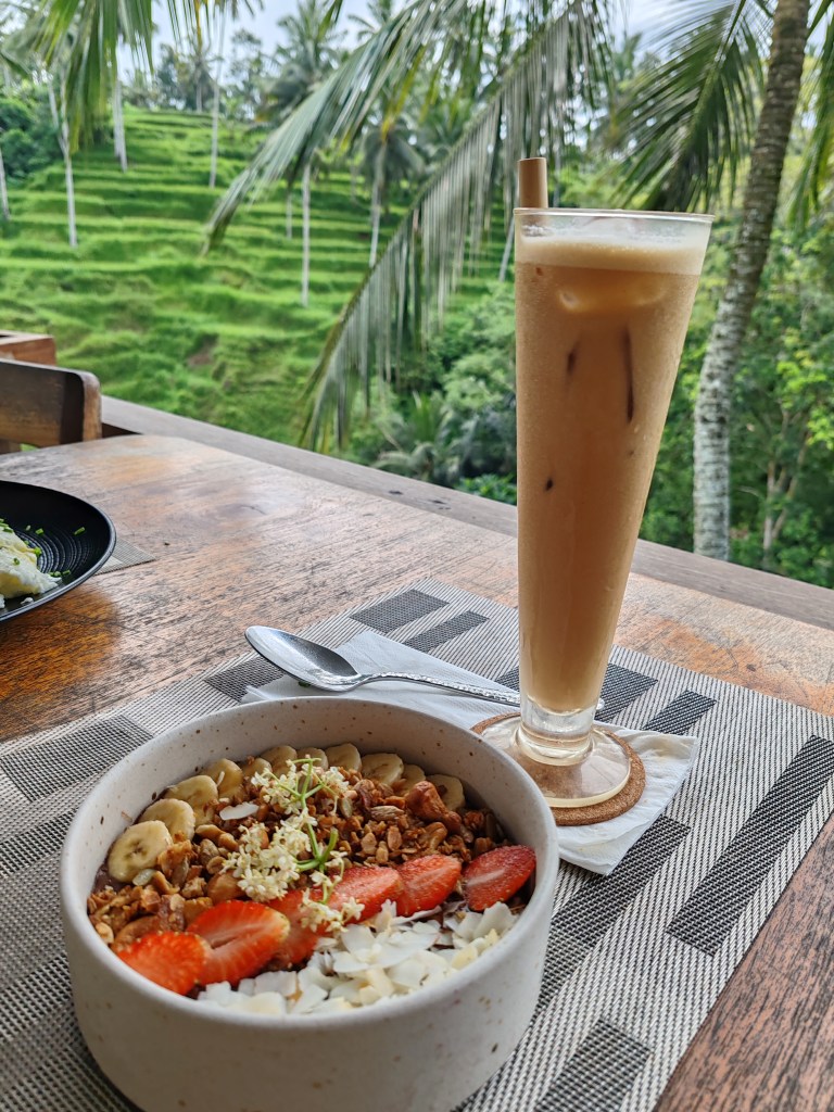 Chocolate Smoothie Bowl and Hazelnut Cold Coffee
